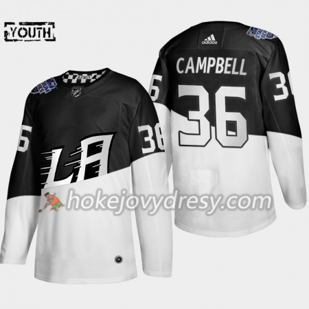 Dětské Hokejový Dres Los Angeles Kings Jack Campbell 36 Adidas 2020 Stadium Series Authentic